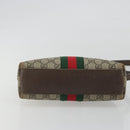 GUCCI GG Supreme Shoulder Bag PVC Beige Gold 499621 Auth bs35770-9