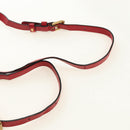 GUCCI Shoulder Bag Leather Red Gold 598594 Auth bs35771V-9