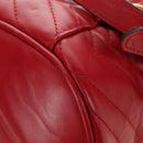 GUCCI Shoulder Bag Leather Red Gold 598594 Auth bs35771V-23