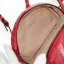 GUCCI Shoulder Bag Leather Red Gold 598594 Auth bs35771V-27