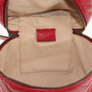 GUCCI Shoulder Bag Leather Red Gold 598594 Auth bs35771V-29