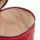 GUCCI Shoulder Bag Leather Red Gold 598594 Auth bs35771V-30