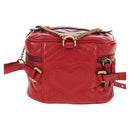GUCCI Shoulder Bag Leather Red Gold 598594 Auth bs35771V-2