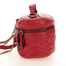 GUCCI Shoulder Bag Leather Red Gold 598594 Auth bs35771V-3