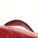 GUCCI Shoulder Bag Leather Red Gold 598594 Auth bs35771V-14