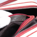 LOEWE Hand Bag Canvas Beige Silver Auth bs35772-24