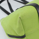 BOTTEGA VENETA Tote Bag Canvas Green Black 256763 Auth bs35773-16