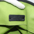 BOTTEGA VENETA Tote Bag Canvas Green Black 256763 Auth bs35773-10