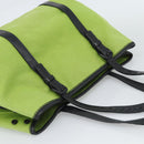 BOTTEGA VENETA Tote Bag Canvas Green Black 256763 Auth bs35773-6