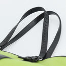 BOTTEGA VENETA Tote Bag Canvas Green Black 256763 Auth bs35773-8