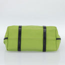 BOTTEGA VENETA Tote Bag Canvas Green Black 256763 Auth bs35773-5