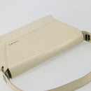 LOEWE Hand Bag Patent Beige Silver Auth bs35774-6