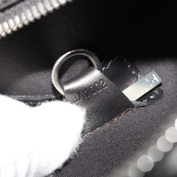 LOUIS VUITTON Monogram Mat Malden Hand Bag Black M55132 LV Auth bs35776