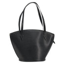 LOUIS VUITTON Epi Saint Jacques Shopping Shoulder Bag Black M52262 Auth bs35780V-1