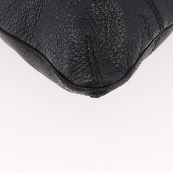 BOTTEGA VENETA Hand Bag Outlet Leather Black 115778 Auth bs35781