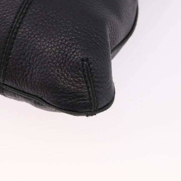 BOTTEGA VENETA Hand Bag Outlet Leather Black 115778 Auth bs35781