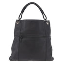 BOTTEGA VENETA Hand Bag Outlet Leather Black 115778 Auth bs35781-13