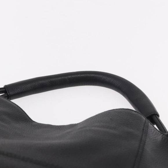 BOTTEGA VENETA Hand Bag Outlet Leather Black 115778 Auth bs35781