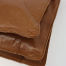 BOTTEGA VENETA Shoulder Bag Leather Brown Gold Auth bs35782-14