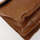 BOTTEGA VENETA Shoulder Bag Leather Brown Gold Auth bs35782-15