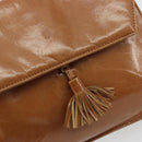 BOTTEGA VENETA Shoulder Bag Leather Brown Gold Auth bs35782-17