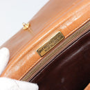 BOTTEGA VENETA Shoulder Bag Leather Brown Gold Auth bs35782-11