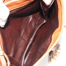 BOTTEGA VENETA Shoulder Bag Leather Brown Gold Auth bs35782-22