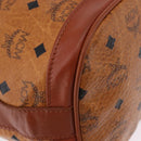 MCM Vicetos Shoulder Bag Leather Brown Gold Auth bs35784-10