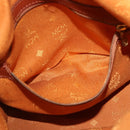 MCM Vicetos Shoulder Bag Leather Brown Gold Auth bs35784-20