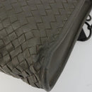 BOTTEGA VENETA INTRECCIATO Business Bag Leather 2way Gray Auth bs35785-17