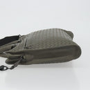 BOTTEGA VENETA INTRECCIATO Business Bag Leather 2way Gray Auth bs35785-4
