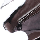 BOTTEGA VENETA INTRECCIATO Business Bag Black Silver 155172 Auth bs35786-20