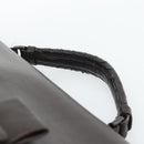 BOTTEGA VENETA INTRECCIATO Business Bag Black Silver 155172 Auth bs35786-8