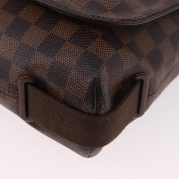 LOUIS VUITTON Damier Ebene Brooklyn MM Shoulder Bag N51211 LV Auth bs35787A