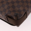 LOUIS VUITTON Damier Ebene Brooklyn MM Shoulder Bag N51211 LV Auth bs35787A-16