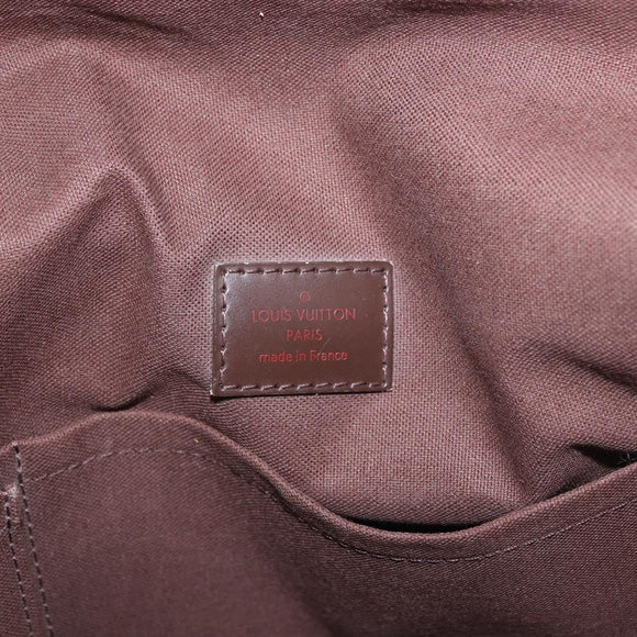 LOUIS VUITTON Damier Ebene Brooklyn MM Shoulder Bag N51211 LV Auth bs35787A