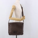 LOUIS VUITTON Damier Ebene Brooklyn MM Shoulder Bag N51211 LV Auth bs35787A-25