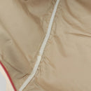 HERMES Garment Cover Canvas Leather Beige Gold Auth bs35793V-20