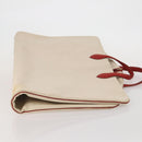 HERMES Garment Cover Canvas Leather Beige Gold Auth bs35793V-3