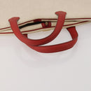 HERMES Garment Cover Canvas Leather Beige Gold Auth bs35793V-7