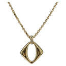 SAINT LAURENT Necklace Metal Gold Tone Auth bs35794-1