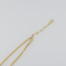 SAINT LAURENT Necklace Metal Gold Tone Auth bs35794-14