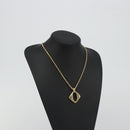 SAINT LAURENT Necklace Metal Gold Tone Auth bs35794-16