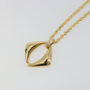 SAINT LAURENT Necklace Metal Gold Tone Auth bs35794-3