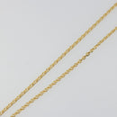 SAINT LAURENT Necklace Metal Gold Tone Auth bs35794-5