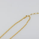 SAINT LAURENT Necklace Metal Gold Tone Auth bs35794-7