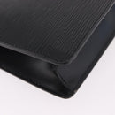 LOUIS VUITTON Epi Sellier Dragonne Clutch Bag Black M52612 LV Auth bs35798A-11