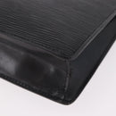 LOUIS VUITTON Epi Sellier Dragonne Clutch Bag Black M52612 LV Auth bs35798A-12