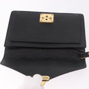 LOUIS VUITTON Epi Sellier Dragonne Clutch Bag Black M52612 LV Auth bs35798A-14