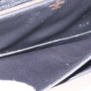 LOUIS VUITTON Epi Sellier Dragonne Clutch Bag Black M52612 LV Auth bs35798A-16
